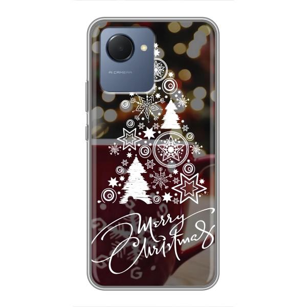 Різдвяні Чохли для Realme NARZO 50i Prime (VPrint) – Ялинка яскрава