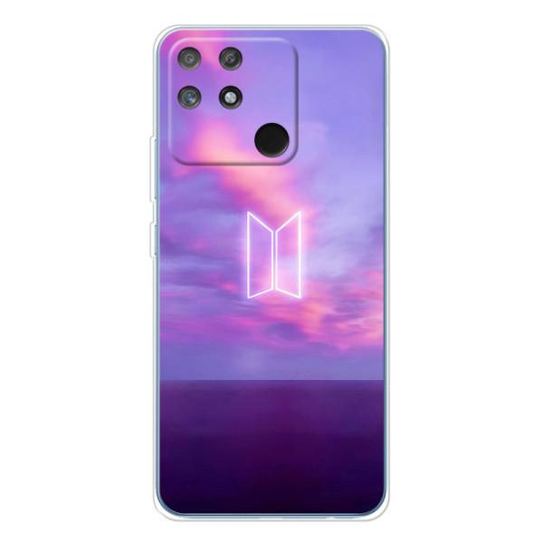 Чохли BTS для Realme NARZO 80 Lite 4G (AlphaPrint) – BTS логотип