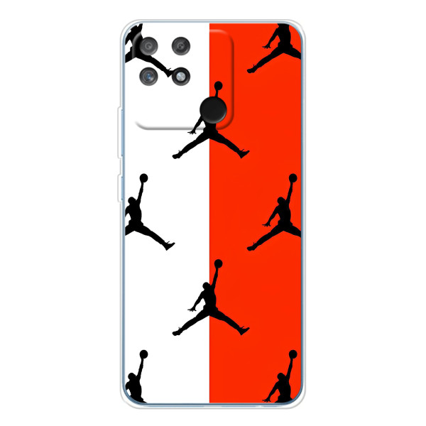 Чехлы для Realme NARZO 80 Lite 4G - с картинкой JORDAN (AlphaPrint) – Лого Джордан