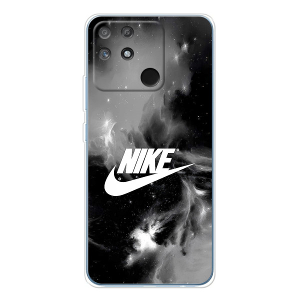 Чехол с логотипом Найк на Realme NARZO 80 Lite 4G – Найк дымчатый