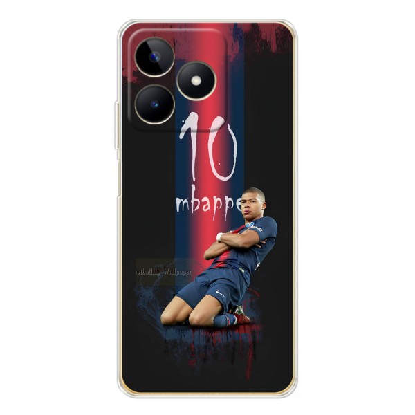 Чехол (TPU) с Футболистом на Realme Note 60 – MBAPPE 10