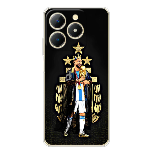 Чехлы для RealMe Note 70 (Leo чемпион) (AlphaPrint) – Месси Король