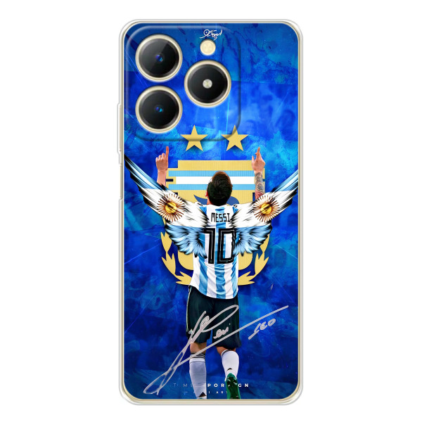 Чехлы для RealMe Note 70 (Leo чемпион) (AlphaPrint) – Месси сборная