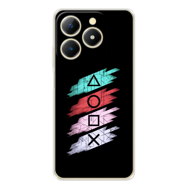 Чехол КИБЕРСПОРТ для Realme Note 70T – Значки Sony