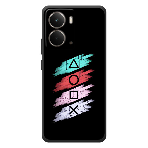 Чехол КИБЕРСПОРТ для RealMe P3 – Значки Sony