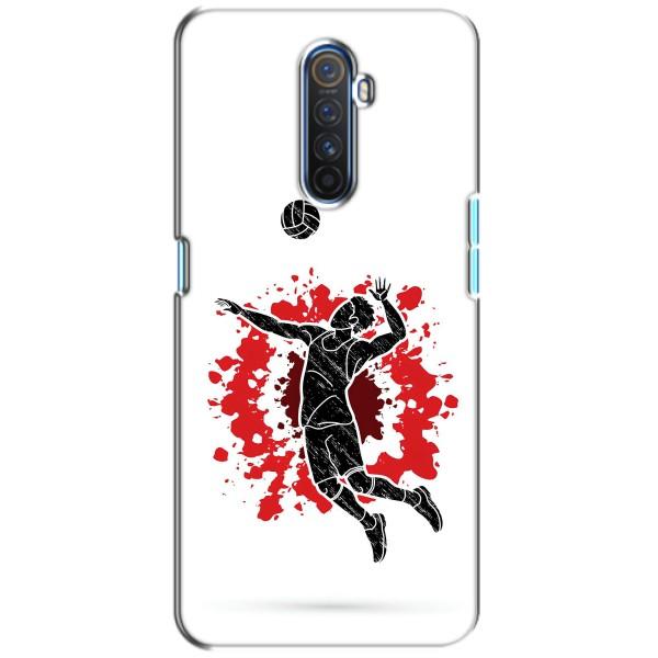 Чехлы с принтом Спортивная тематика для Realme X2 Pro – Волейболист