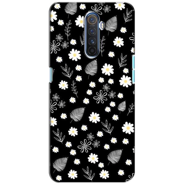 Чохли з тематикою "КВІТИ" на Realme X2 Pro – цвітіння на чорному