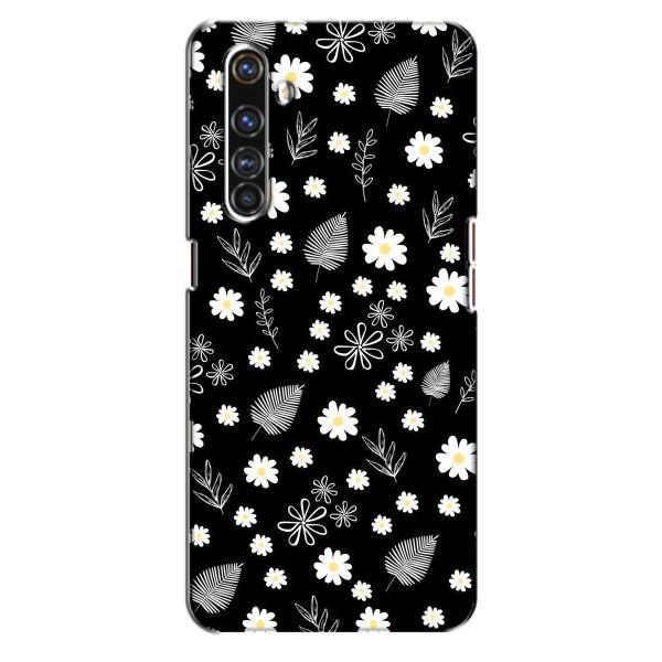 Чохли з тематикою "КВІТИ" на Realme X50 Pro – цвітіння на чорному