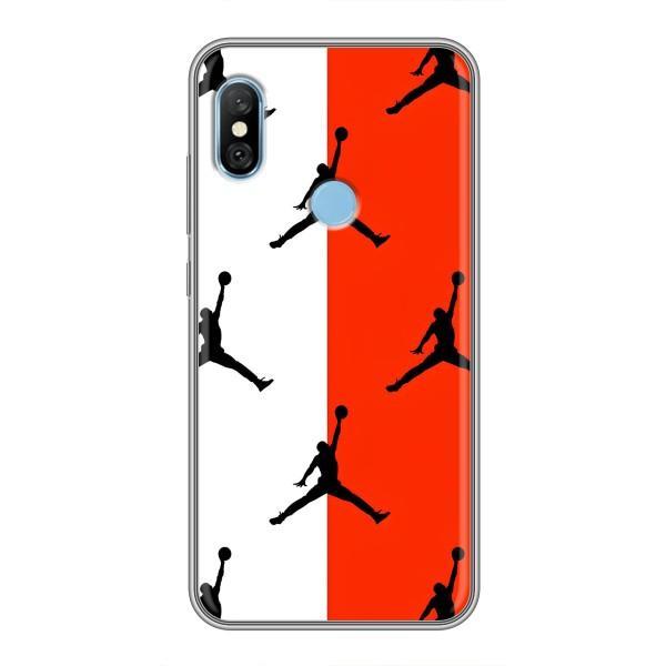 Чехлы для Xiaomi Redmi 6 pro - с картинкой JORDAN (AlphaPrint) – Лого Джордан