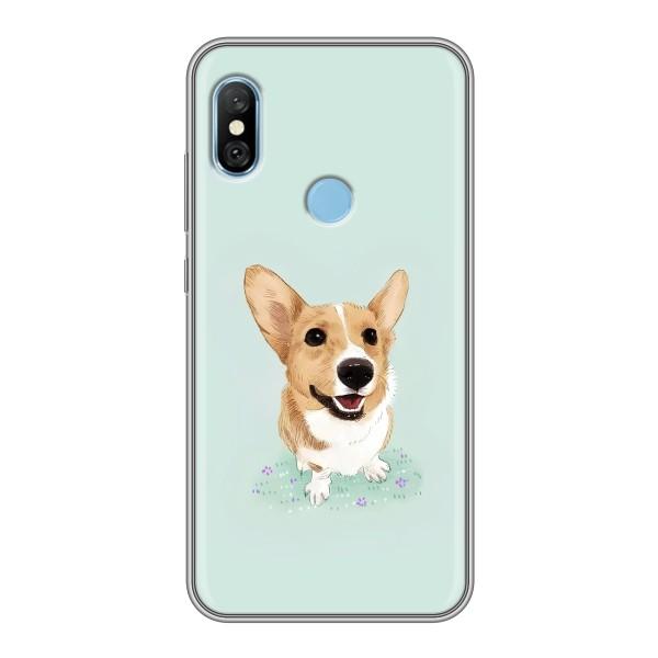 Чехлы с собаками для Xiaomi Redmi 6 pro (VPrint) – Корги
