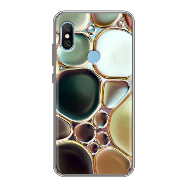 Мраморный чехол на Xiaomi Redmi 6 pro (VPrint) – Радужный Мрамор