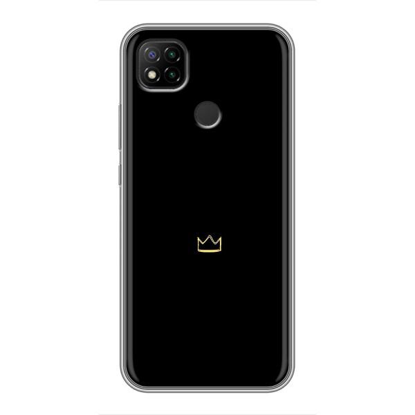 Чехол (Корона на чёрном фоне) для Редми 9с – Мини корона