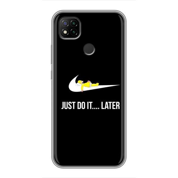 Чехол с логотипом Найк на Xiaomi Redmi 9c – Nike just do it