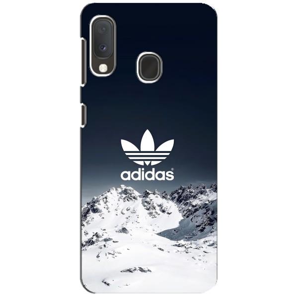 Чехлы Адидас для Samsung A20e (AlphaPrint) – Адидас в горах