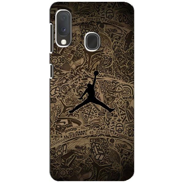 Чехлы для Samsung A20e - с картинкой JORDAN (AlphaPrint) – Logo Jordan