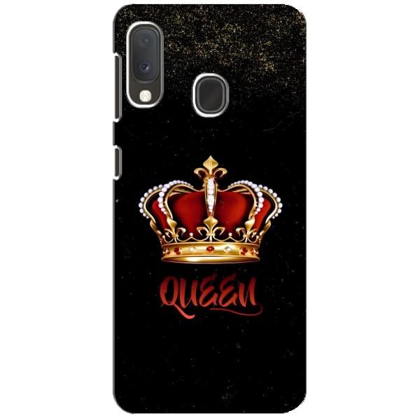 Чехол с Короной Самсунг Галакси А20е - (AlphaPrint) – Корона короля
