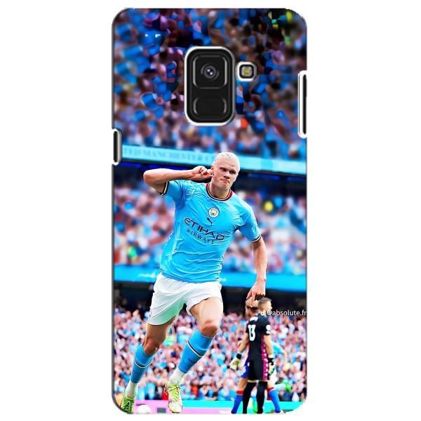 Чехлы с футболистом Ерлинг Холанд для Samsung A8 Plus,  A730F (AlphaPrint) – фанаты Холанда