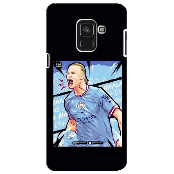 Чехлы с футболистом Ерлинг Холанд для Samsung A8 Plus,  A730F (AlphaPrint) – гол Эрлинг Холланд