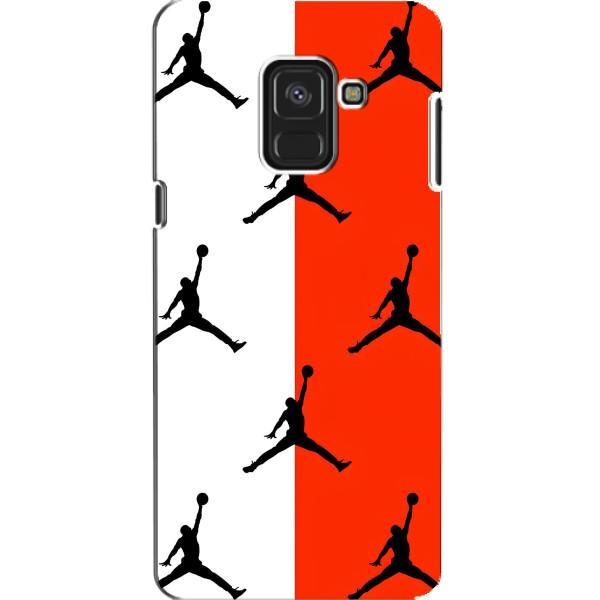 Чехлы для Samsung A8, A8 2018, A530F - с картинкой JORDAN (AlphaPrint) – Лого Джордан