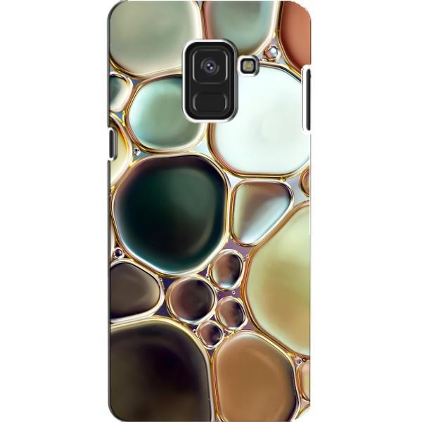 Мраморний чехол на Samsung A8, A8 2018, A530F (VPrint) – Радужний Мрамор