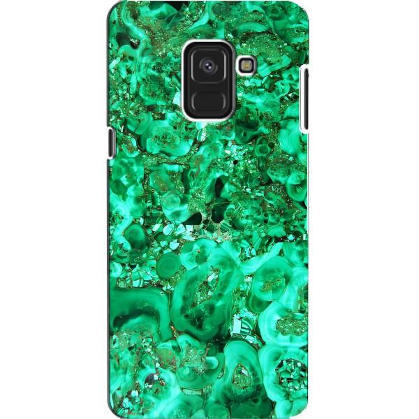 Мраморний чехол на Samsung A8, A8 2018, A530F (VPrint) – Салатовий Мрамор
