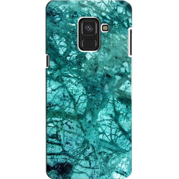 Мраморний чехол на Samsung A8, A8 2018, A530F (VPrint) – Зелений мрамор
