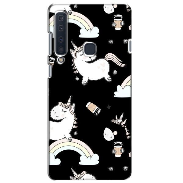 Чехол Unicorn на Samsung Galaxy A9 2018, A920 – Единорог с кофе