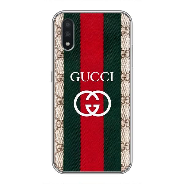 Чохли  GUCCI для Самсунг Галаксі А01 Кор (AlphaPrint) – Gucci дизайн