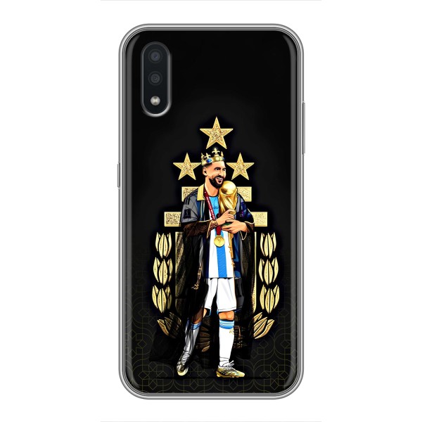 Чехлы Лео Месси Аргентина для Samsung Galaxy A01 Core – Месси король