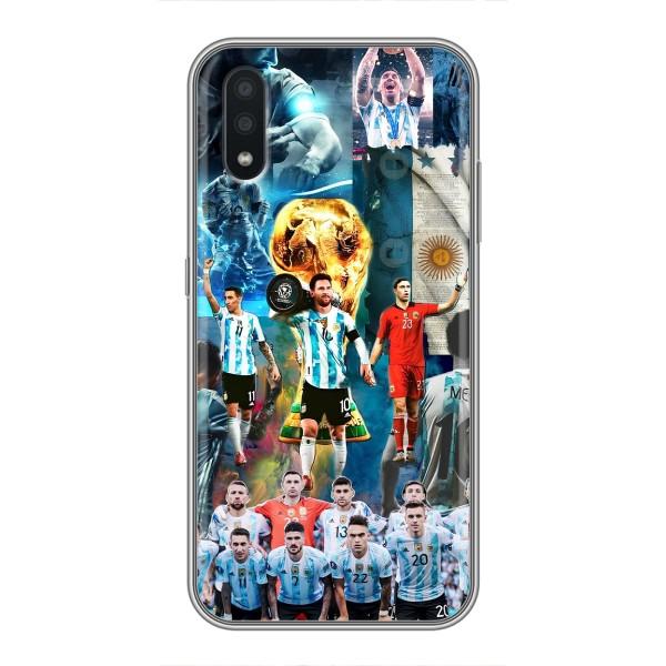 Чехлы Месси для Samsung Galaxy A01 Core (AlphaPrint) – Аргентина Месси
