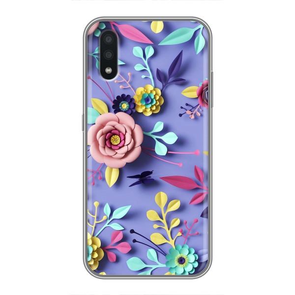 Чохли з квітами для Samsung Galaxy A01 Core (VPrint) – Дизайн квітів
