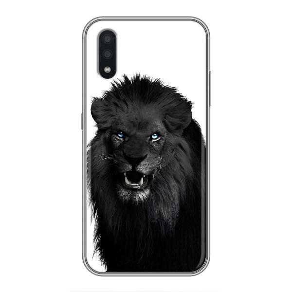 Чохли з картинкою животних Samsung Galaxy A01 Core – Чорний ЛЕВ