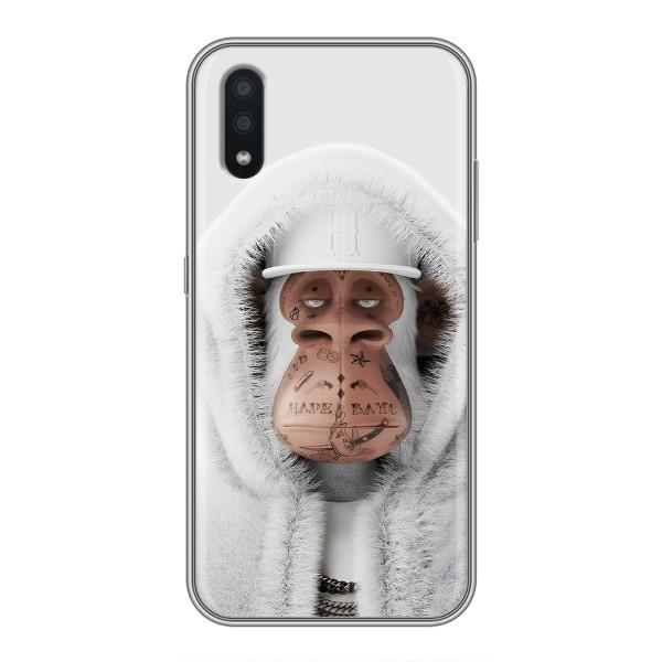 Чехлы с Обезьянами NFT для Samsung Galaxy A01 Core (AlphaPrint) – обезьяна NFT в тату