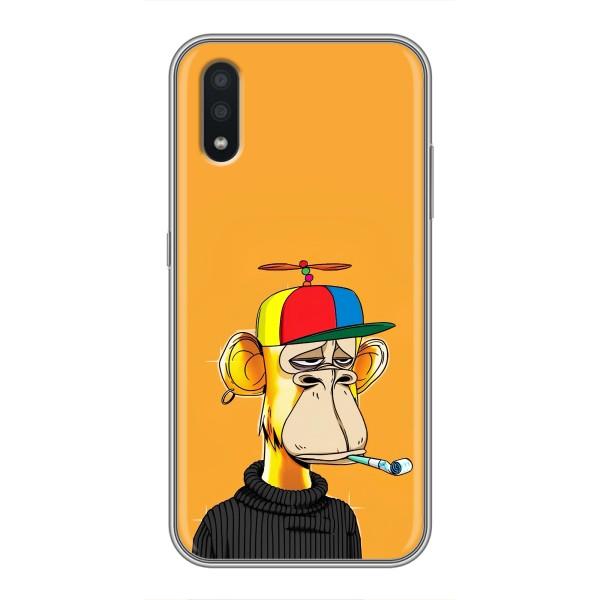 Чехлы с Обезьянами NFT для Samsung Galaxy A01 Core (AlphaPrint) – Скучающая Обезьяна NFT