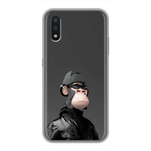 Чехлы с Обезьянами NFT для Samsung Galaxy A01 Core (AlphaPrint) – стильная обезьяна NFT