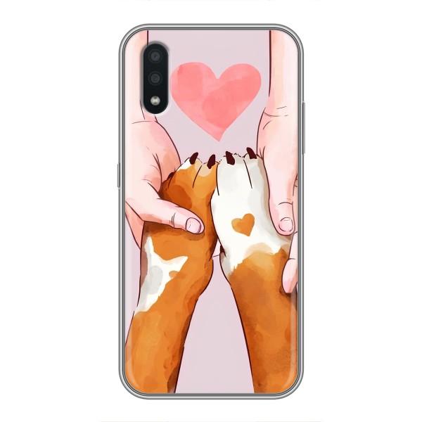 Чехлы с собаками для Samsung Galaxy A01 Core (VPrint) – Любовь к собакам