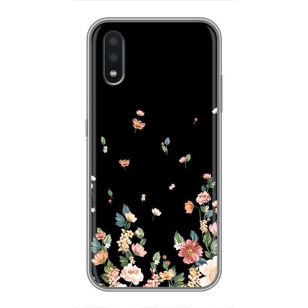 Чохол для Самсунг Галаксі А01 Кор - з принтом (Дизайнерські) (AlphaPrint) – Маленькі квіти