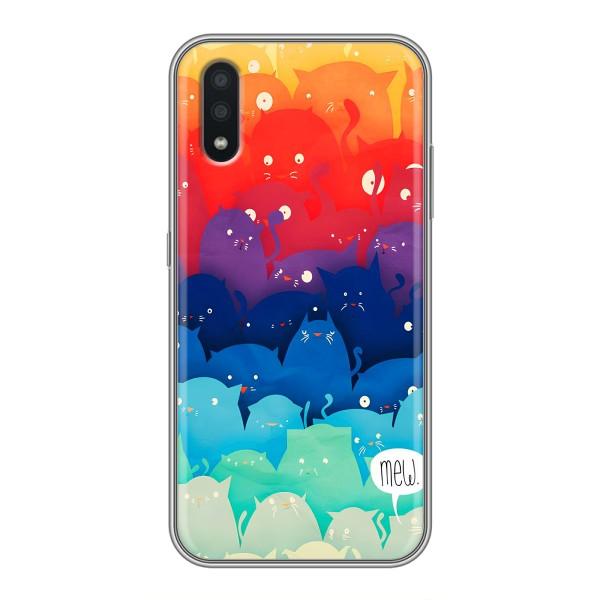 Чехол на Самсунг А01 Кор с Котами (VPrint) – Mew