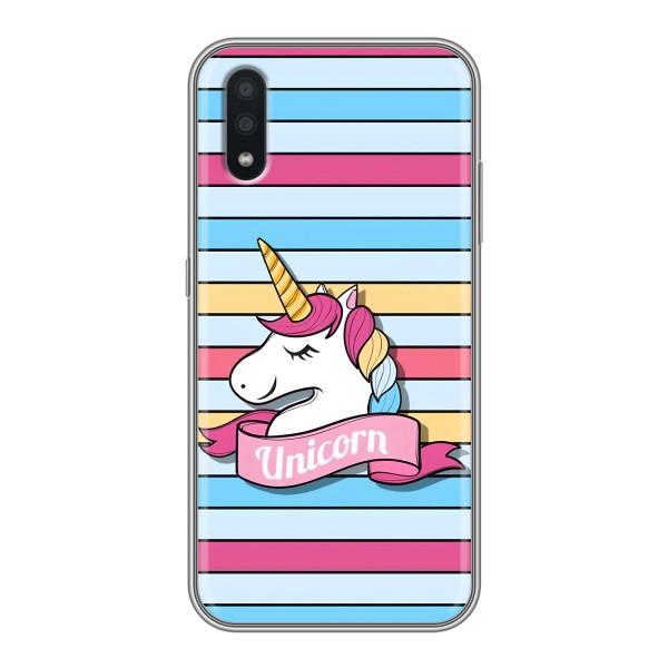 Чехол для Самсунг А01 Кор - (Единорожки - Новинки) (AlphaPrint) – Unicorn