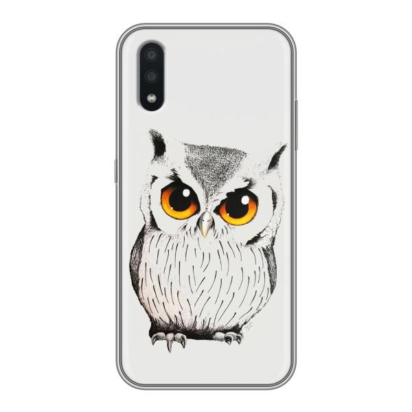 Чехол с птицами на Samsung Galaxy A01 Core (VPrint) – Милая Сова