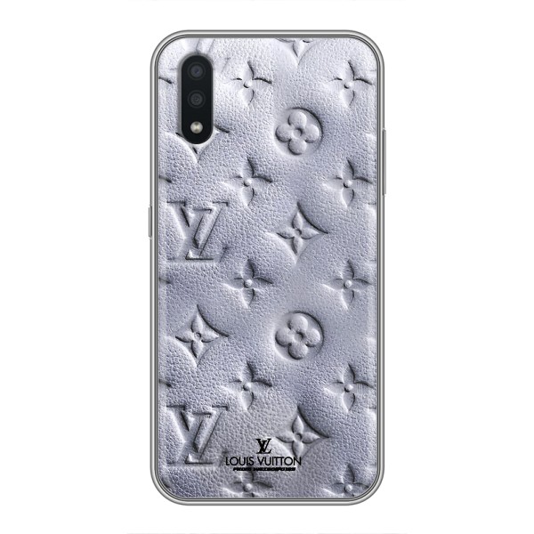Текстурный Чехол Louis Vuitton для Самсунг А01 Кор – Белый ЛВ