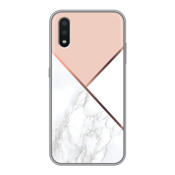 Мраморний чехол на Samsung Galaxy A01 (VPrint) – Тройний мрамор