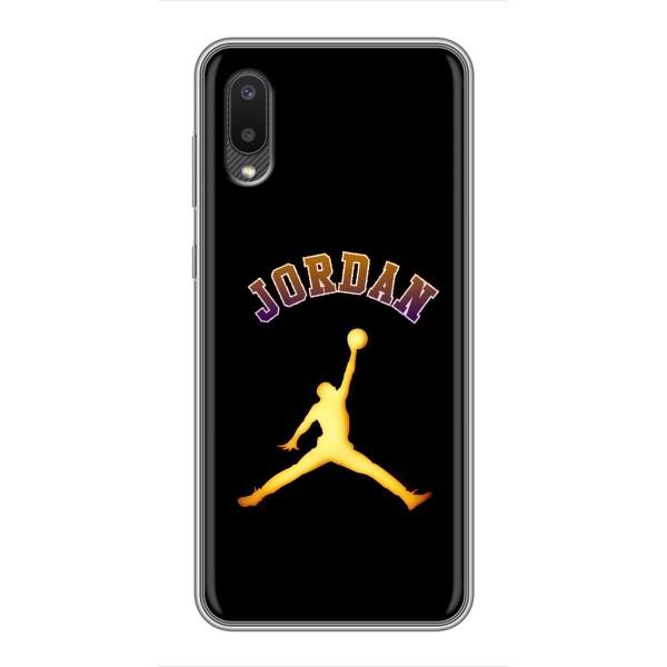 Чехлы для Samsung Galaxy A02 - с картинкой JORDAN (AlphaPrint) – Jordan Gold
