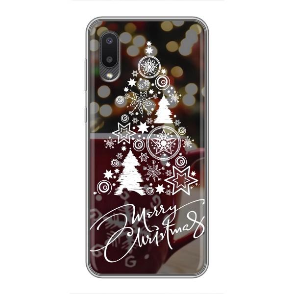 Різдвяні Чохли для Samsung Galaxy A02 (VPrint) – Ялинка яскрава