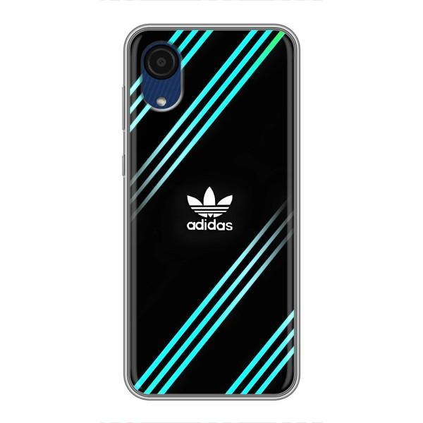 Чехлы Адидас для Samsung Galaxy A03 Core (AlphaPrint) – Адидас с полосами