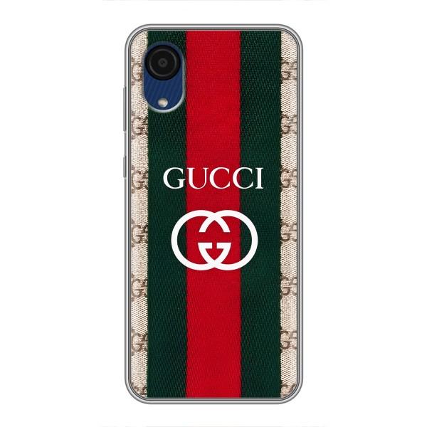 Чехлы ГУЧЧИ для Самсунг А03 Кор (AlphaPrint) – Gucci дизайн