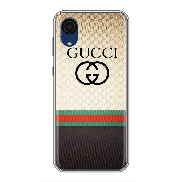 Чехлы ГУЧЧИ для Самсунг А03 Кор (AlphaPrint) – GUCCI стиль