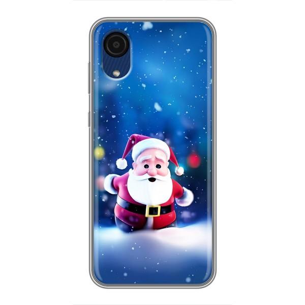 Чохли на Новий Рік Samsung Galaxy A03 Core – Маленький Дід Мороз