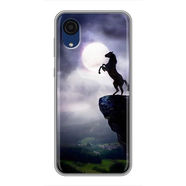 Чехлы с изображением разных животных для Samsung Galaxy A03 Core – Лошадь