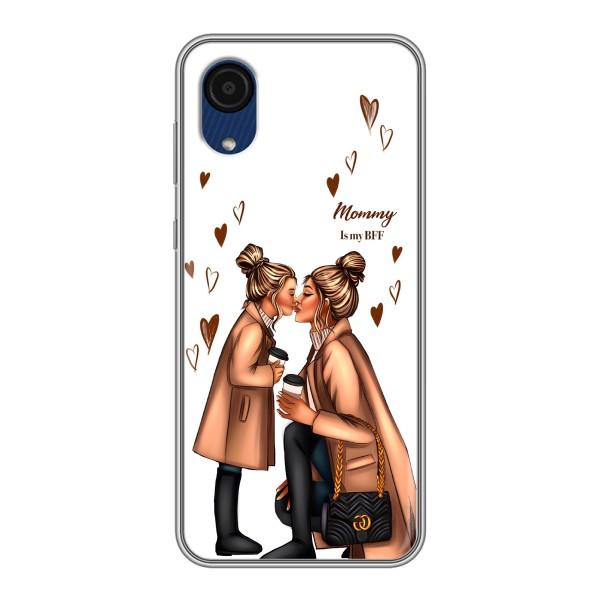 Чохол з друком для Samsung Galaxy A03 Core - (Мама з дитинкою) (AlphaPrint) – Донька і мама